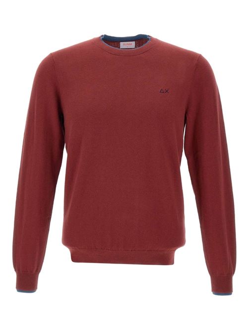 Maglia uomo girocollo bordeaux SUN 68 | K4514135